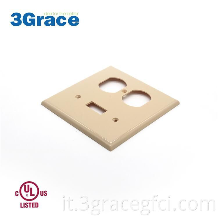 2 Gang Receptacle Wall Plate1